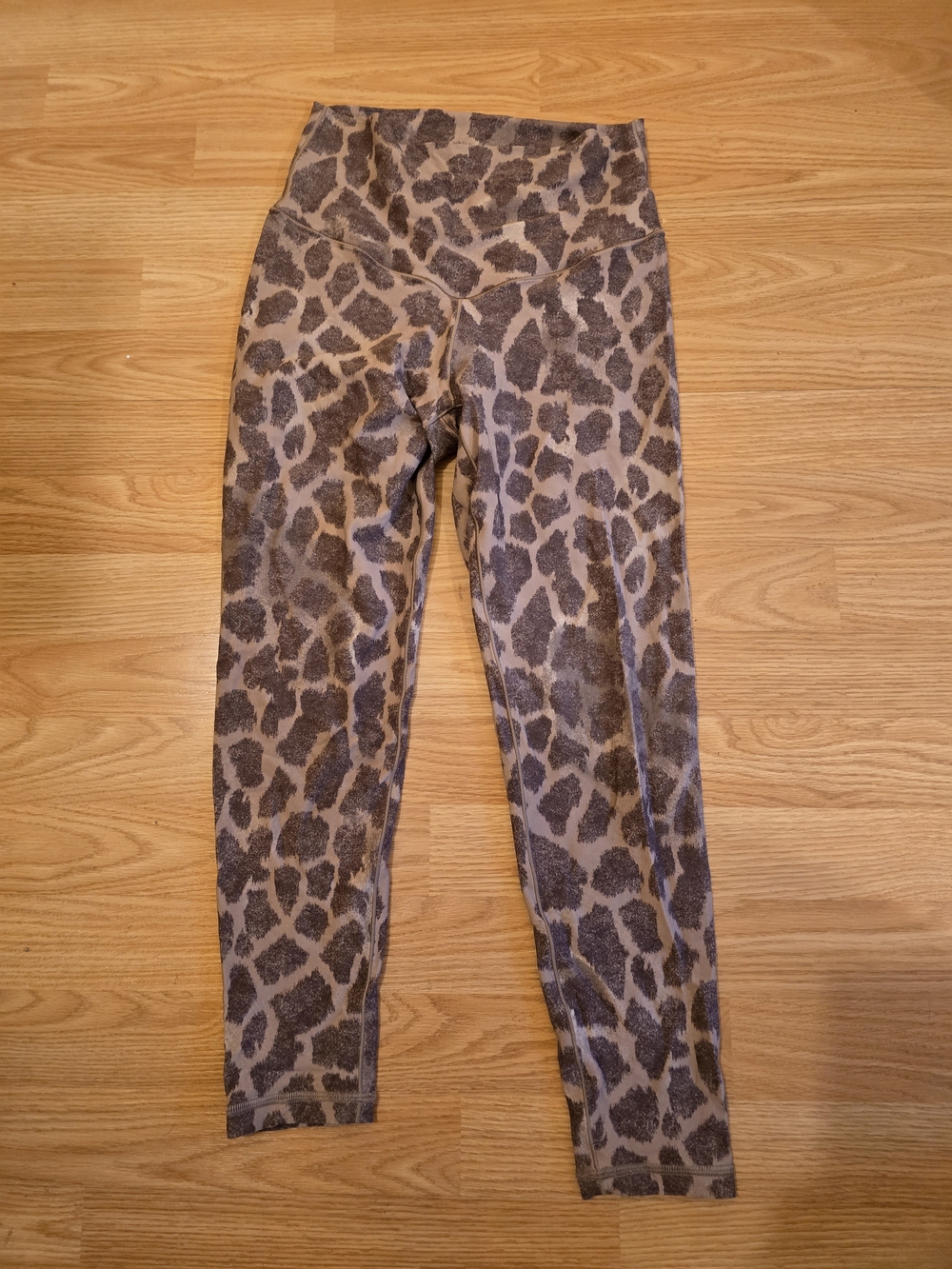 aerie Offline High-Waist Leopard Print Leggings - Brown/Taupe